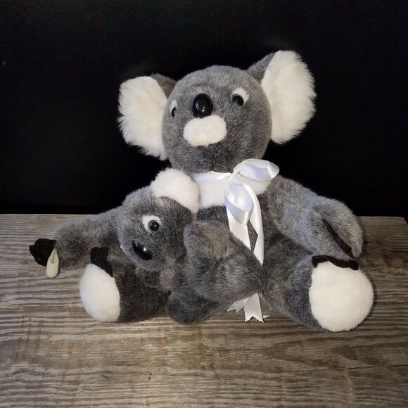 Koala with Joey Baby Stuffed Plush Cuddly Soft Toy Designed in Australia 16 inch - Picture 4 of 7